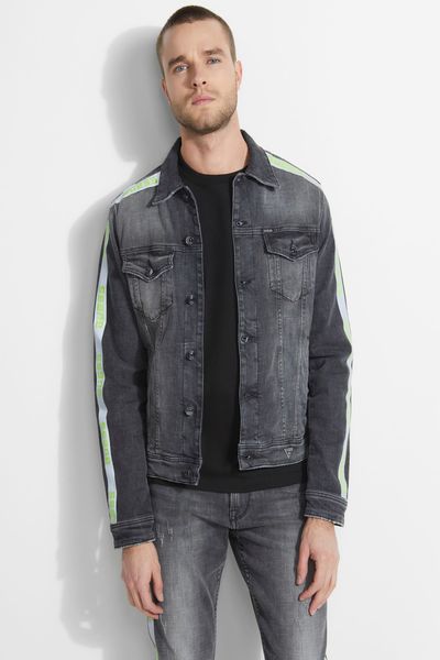 Hombre Negro Chamarras Hombre – GUESS | Guess - Tienda en Línea