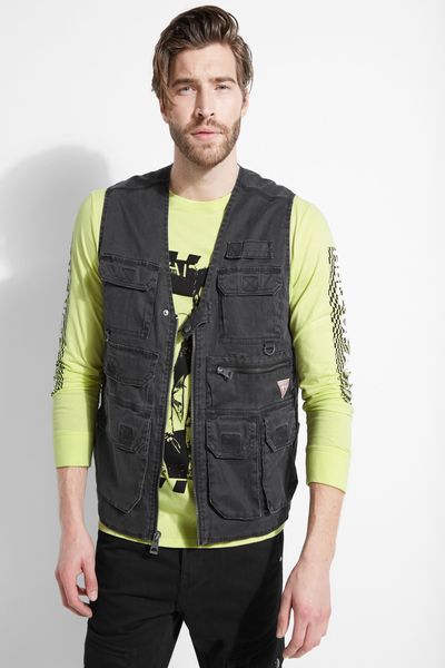 Hombre - Ropa Negro Chalecos – GUESS | Guess - Tienda en Línea