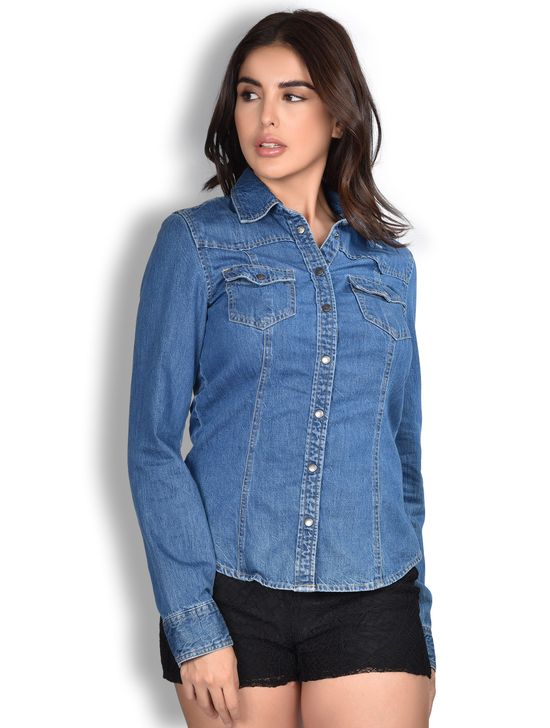 blusas de jeans para dama