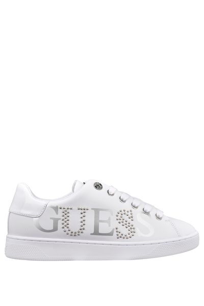 tenis blancos guess mujer