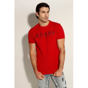 

Playera Roja Guess Básica Los Angeles Talla: L