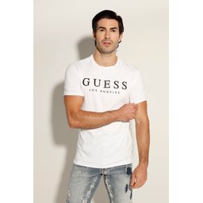 

Playera Blanca Guess Básica Los Angeles Talla: L