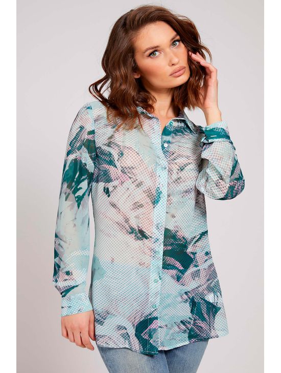 blusas guess manga larga