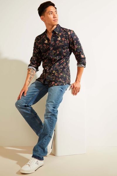 Hombre - Ropa - Camisas Negro Hombre – GUESS | Guess - Tienda en Línea