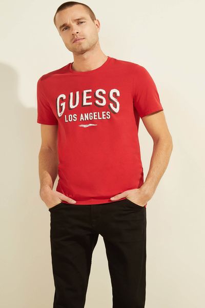 Hombre - Ropa - Playeras y Polos Playeras Rojo – GUESS | Guess - Tienda en  Línea