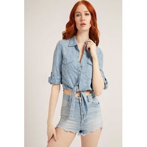 

Camisa Guess Pin Up Para Mujer Talla: S
