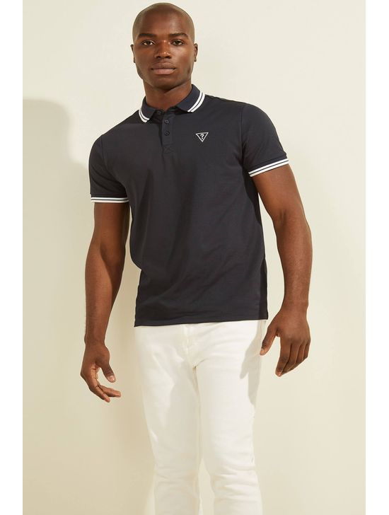 Playera Guess Tipo Polo Pique Para Hombre | Playeras y Polos - GUESS