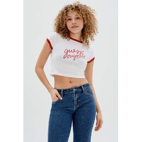 

Playera Guess Originals Cropped Para Mujer Talla: S