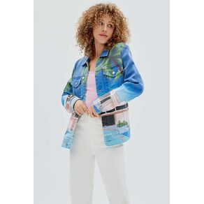 

Chamarra Azul Guess Originals Sunnyside Talla: S