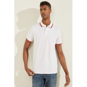 

Playera Tipo Polo Blanca Guess Sports Talla: M