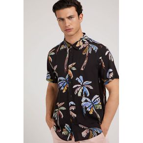 

Camisa Guess Watercolor Palm Para Hombre Talla: S