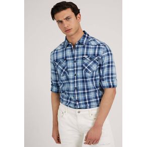 

Camisa Azul Guess Truckee Talla: M