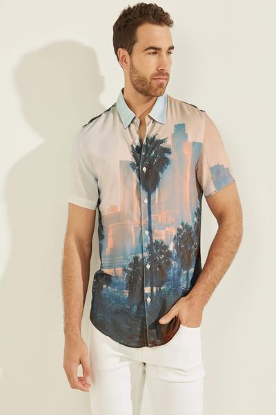 Hombre - Ropa - Camisas M de R$800,00 até R$4.999,00 Naranja Camisas – GUESS  | Guess - Tienda en Línea