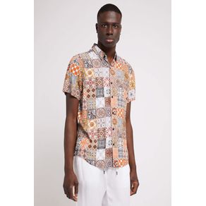 

Camisa Guess Mosaic Para Hombre Talla: L