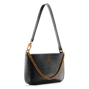 

Bolsa Mini Shoulderbag Negra Guess Katey Croc