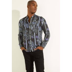 

Camisa Guess Paisley Para Hombre Talla: S