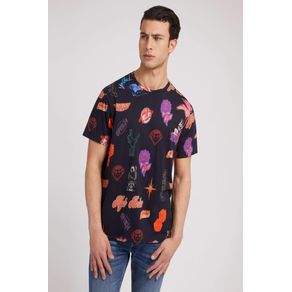 

Playera Negra Guess Road Trip Talla: S