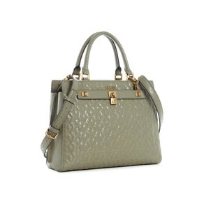 

Bolsa Satchel Verde Guess Isidora