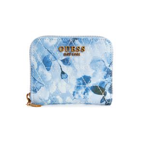 

Cartera Zip Around Azul Guess Isidora