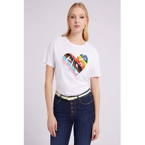 

Playera Blanca Guess Originals x Pride Rainbow Street Talla: XS