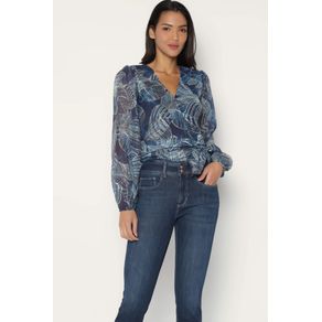 

Blusa Azul Marino Guess Edwige Talla: XS
