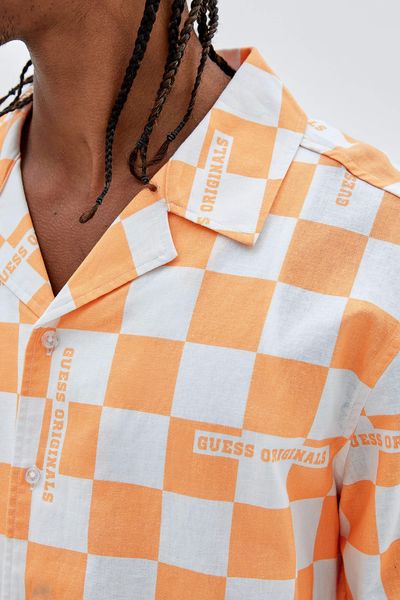 Camisa-Guess-Originals-Checker-Para-Hombre-GUESS