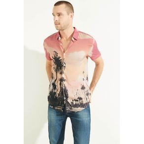 

Camisa Guess Resort Palm Para Hombre Talla: S