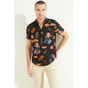 

Camisa Guess Road Trippn Para Hombre Talla: L