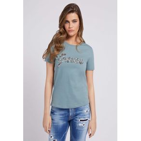 

Playera Azul Guess Bonita Talla: XS