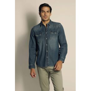 

Camisa Azul Guess Western Talla: M