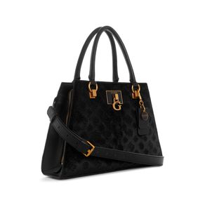 

Bolsa Satchel Negra Guess Stephi