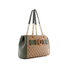 

Bolsa Satchel Verde Guess Aviana Luxury