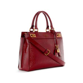 

Bolsa Satchel Roja Guess Katey Luxury