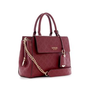 

Bolsa Satchel Roja Guess Sirrah