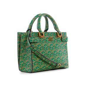 

Bolsa Mini Satchel Verde Guess Atene