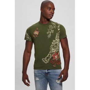 

Playera Guess Tiger Floral Para Hombre Talla: M