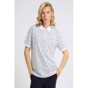 

Playera Tipo Polo Blanca Guess Daran Talla: XL