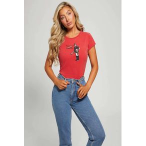 

Playera Roja Guess Originals x Banksy Follow Your Dreams Talla: XS