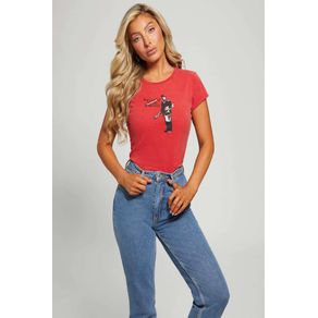 

Playera Roja Guess Originals x Banksy Follow Your Dreams Talla: S