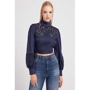 

Blusa Azul Marino Guess Angela Talla: L
