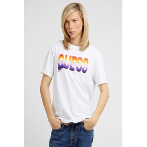 

Playera Blanca Guess Ombre Talla: S