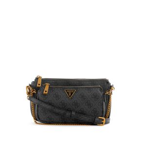 

Bolsa Crossbody Double Pouch Negra Guess Alexie