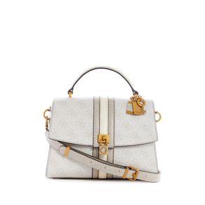 

Bolsa Crossbody Flap Beige Guess Ginevra Logo