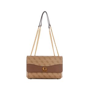 

Bolsa Crossbody Convertible Café Guess Nell Logo