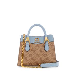 

Bolsa Mini Satchel Azul Guess Nell Logo