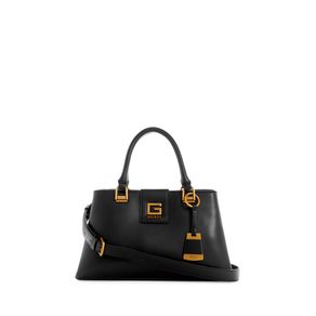 

Bolsa Satchel Negra Guess Alva