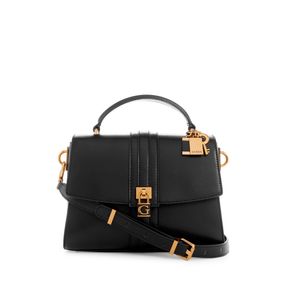 

Bolsa Crossbody Flap Negra Guess Ginevra