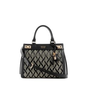 

Bolsa Satchel Negra Guess Katey Luxury