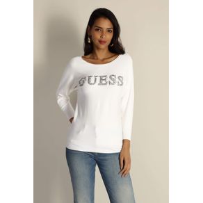 

Suéter Blanco Guess Gabrielle Talla: L