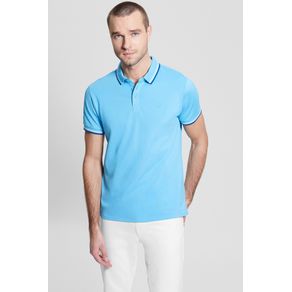 

Playera Tipo Polo Azul Guess Sports Talla: L
